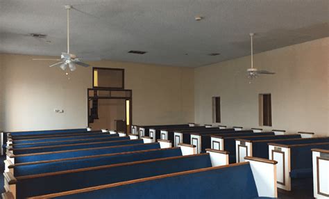 " 13. . Vacant church building for rent
